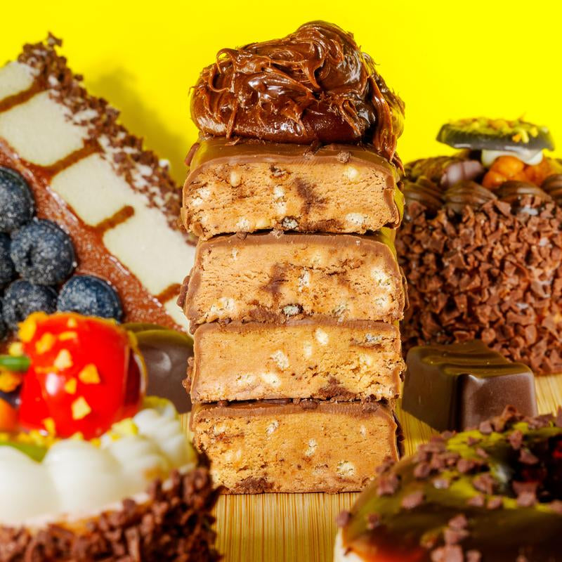 Anabar Variety Pack - 12 Pack/6 Flavors - Best Tasting Protein Bar with 20G Protein & No Sugar Alcohols - Candy Bar Flavor with Protein Bar Nutrition - Snack